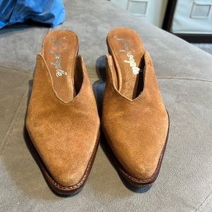 Free People Leather Mules